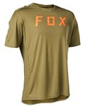 FOX Kurzarm Fahrradtrikot - RANGER MOTH - Braun