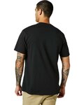 FOX Kurzarm Fahrrad-Shirt - LEGACY FOX HEAD - Schwarz