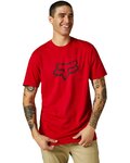 FOX Kurzarm Fahrrad-Shirt - LEGACY FOX HEAD - Rot