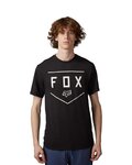 FOX Kurzarm Fahrrad-Shirt - SHIELD - Schwarz