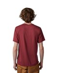 FOX Kurzarm Fahrrad-Shirt - SHIELD - bordeaux