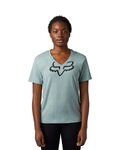 FOX Kurzarm Fahrrad-Shirt - BOUNDARY LADY - Blau