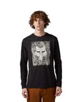FOX Langarm Fahrrad-Shirt - AUXLRY - Schwarz