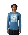 FOX Langarm Fahrrad-Shirt - AUXLRY - Blau