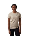 FOX Kurzarm Fahrrad-Shirt - HINKLEY LADY - Beige