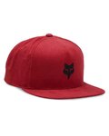 FOX Fahrradmütze - FOX HEAD SNAPBACK - Rot