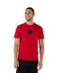 FOX Kurzarm Fahrrad-Shirt - FOX HEAD PREMIUM - Rot