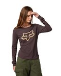 FOX Langarm Fahrrad-Shirt - BOUNDARY LADY - Braun