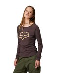 FOX Langarm Fahrrad-Shirt - BOUNDARY LADY - Braun