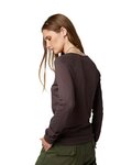 FOX Langarm Fahrrad-Shirt - BOUNDARY LADY - Braun
