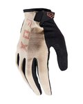 FOX Langfinger-Fahrradhandschuhe - RANGER GEL LADY - Schwarz/Rosa