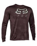 FOX Langarm Fahrradtrikot für den Winter - RANGER - bordeaux