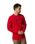 FOX Langarm Fahrrad-Shirt - PINNACLE PREMIUM - Rot