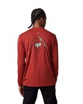 FOX Langarm Fahrrad-Shirt - FINISHER - Rot