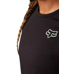 FOX Kurzarm Fahrradtrikot - RANGER 3/4 LADY - Schwarz