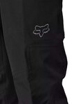 FOX Lange Fahrradhose ohne Träger  - DEFEND 3-LAYER WATER - Schwarz