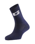 GAERNE Klassische Fahrradsocken - PROFESSIONAL - Weiß/Blau