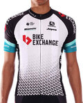GIORDANA Kurzarm Fahrradtrikot - BIKE EXCHANGE 2021 - Weiß/Schwarz