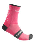 CASTELLI Klassische Fahrradsocken - GIRO 2019  - Rosa