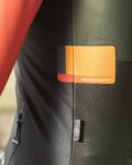 GOBIK Langarm Fahrradtrikot für den Winter - SUPERCOBBLE - Orange/Grün