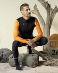 GOBIK Fahrrad-Thermojacke - MIST BLEND - Schwarz/Orange