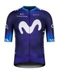 GOBIK Kurzarm Fahrradtrikot - MOVISTAR 2023 - Weiß/Blau