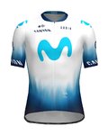 GOBIK Kurzarm Fahrradtrikot - ODYSSEY MOVISTAR TEAM THE ICEBERG TDF23 - Blau/Weiß