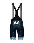 GOBIK Kurze Fahrradhose mit Trägern - MATT MOVISTAR TEAM THE ICEBERG TDF23 - K10 - Weiß/Blau