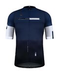 GOBIK Kurzarm Fahrradtrikot - STARK RIBBON - Weiß/Blau