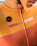 GOBIK Kurzarm Fahrradtrikot - STARK NECTAR - Grün/Orange/Weiß