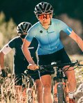 GOBIK Kurzarm Fahrradtrikot - STARK ZIRCON LADY - Blau/Hellblau