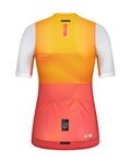 GOBIK Kurzarm Fahrradtrikot - STARK MANGO LADY - Orange/Weiß