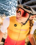 GOBIK Kurzarm Fahrradtrikot - STARK MANGO LADY - Orange/Weiß