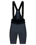 GOBIK Kurze Fahrradhose mit Trägern - ABSOLUTE 5.0 K10 - Grau