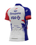 ALÉ Kurzarm Fahrradtrikot - GROUPAMA FDJ 2021 - Rot/Blau/Weiß