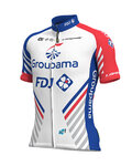 ALÉ Kurzarm Fahrradtrikot - GROUPAMA FDJ 2019 - Weiß/Blau/Rot