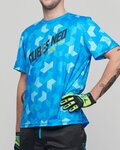 HAVEN Kurzarm Fahrradtrikot - CUBES NEO MTB - Blau