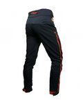 HAVEN Lange Fahrradhose ohne Träger  - SINGLETRAIL LONG - Rot/Schwarz