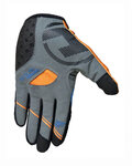 HAVEN Langfinger-Fahrradhandschuhe - SINGLETRAIL LONG - Schwarz/Orange