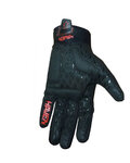HAVEN Langfinger-Fahrradhandschuhe - SEVERIDE - Schwarz/Rot