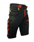 HAVEN Fahrradshorts ohne Träger - SINGLETRAIL HMS - Schwarz/Rot
