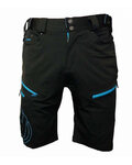 HAVEN Fahrradshorts ohne Träger - NAVAHO SLIMFIT - Schwarz/Blau