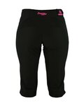 HAVEN Fahrradshorts ohne Träger - ENERGY THREEQ 3/4 W - Rosa/Schwarz