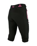HAVEN Fahrradshorts ohne Träger - ENERGY THREEQ 3/4 W - Rosa/Schwarz