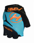 HAVEN Fingerlose Fahrradhandschuhe - DEMO KIDS - Blau/Orange