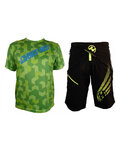 HAVEN MTB Radtrikot und Hose - CUBES NEO - Grün/Schwarz