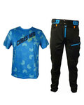 HAVEN MTB Radtrikot und Hose - CUBES NEO - Schwarz/Blau