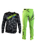 HAVEN MTB Radtrikot und Hose - CUBES NEO LONG III - Schwarz/Grün