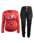 HAVEN MTB Radtrikot und Hose - PEARL NEO LONG - Rosa/Schwarz