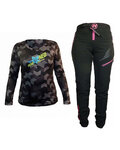 HAVEN MTB Radtrikot und Hose - PEARL NEO LONG - Schwarz